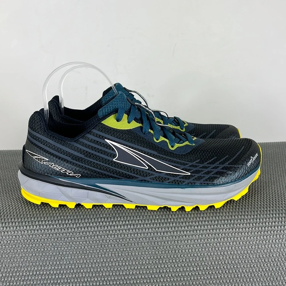 Altra blue grey green timp 2 athletic running shoes us mens size 10